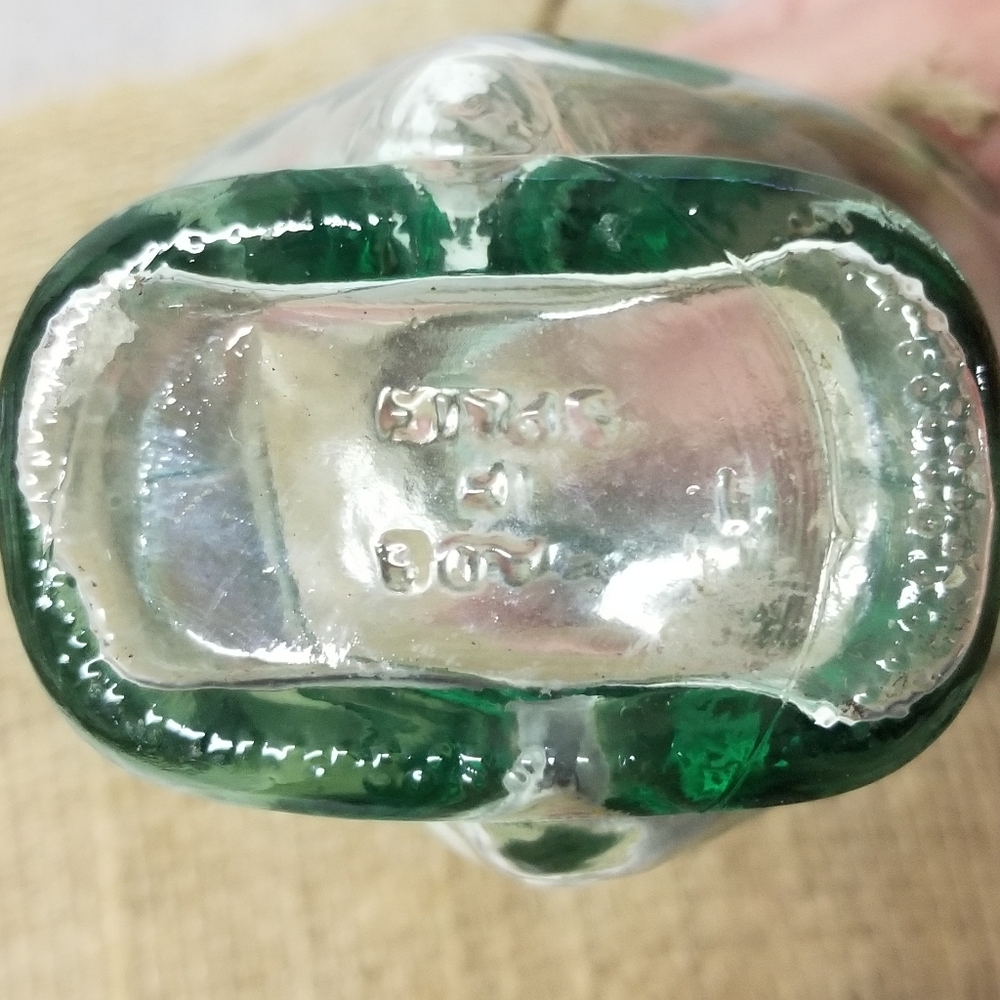 Vintage Heart Shaped Glass Bottle - Picture 6 of 8
